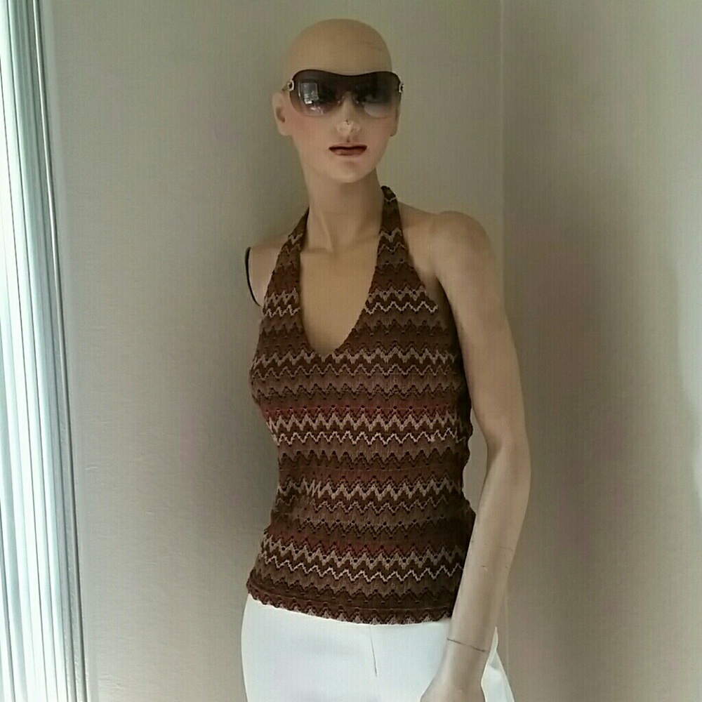 Adorable Crocheted Halter Sz M